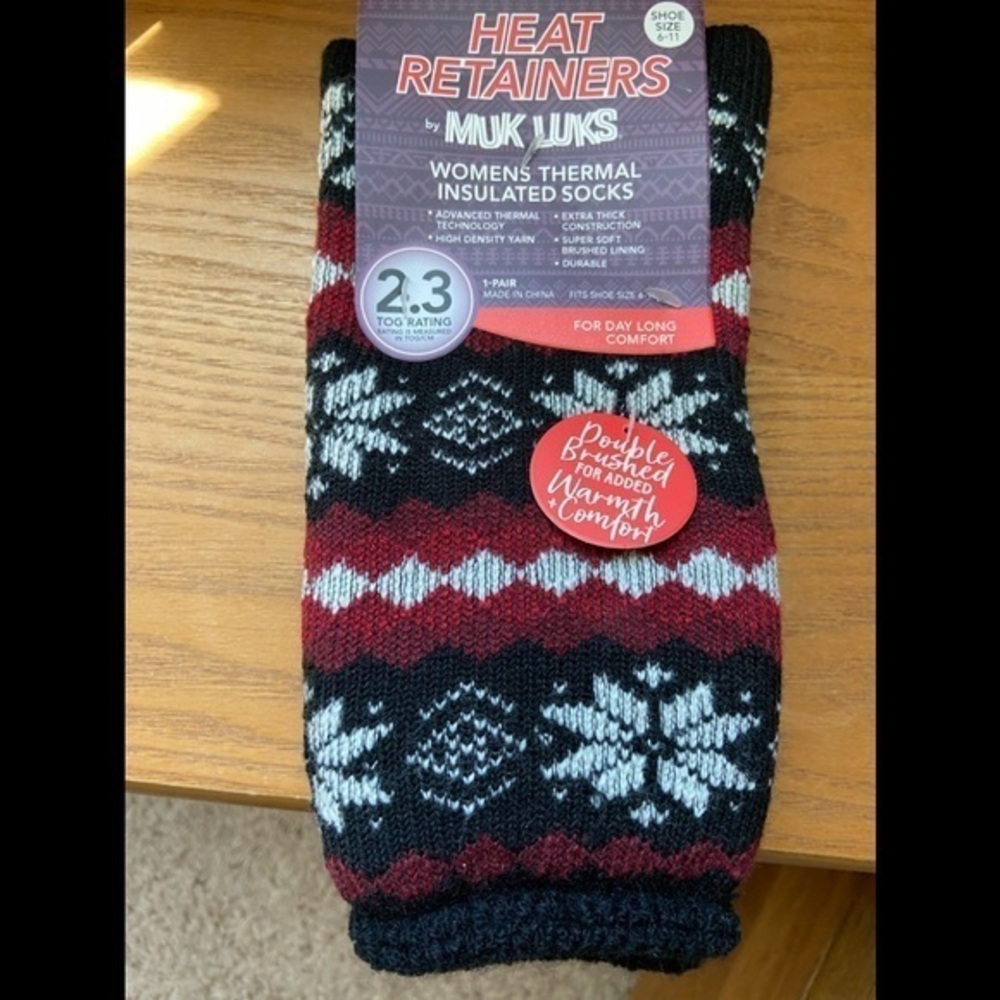 NWT-Muk Luks Thermal Insulated Socks